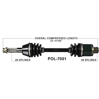 TrakMotive ATV CV Axle Side_Left