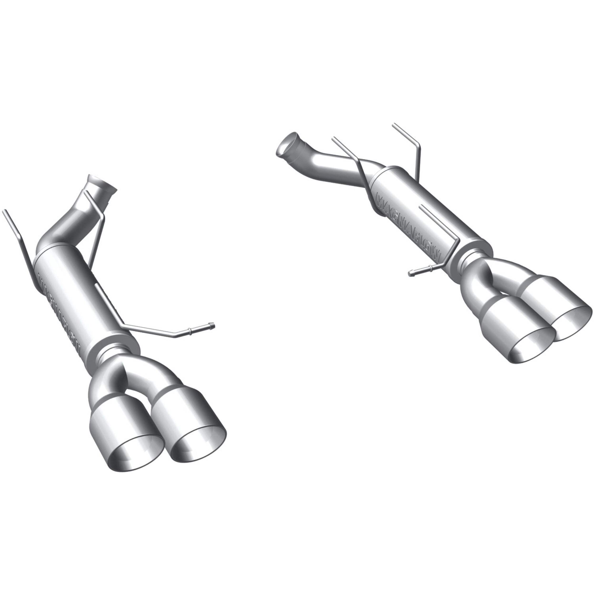 Système d'échappement MagnaFlow, série Axle-Back Competition Front_Angled_Right