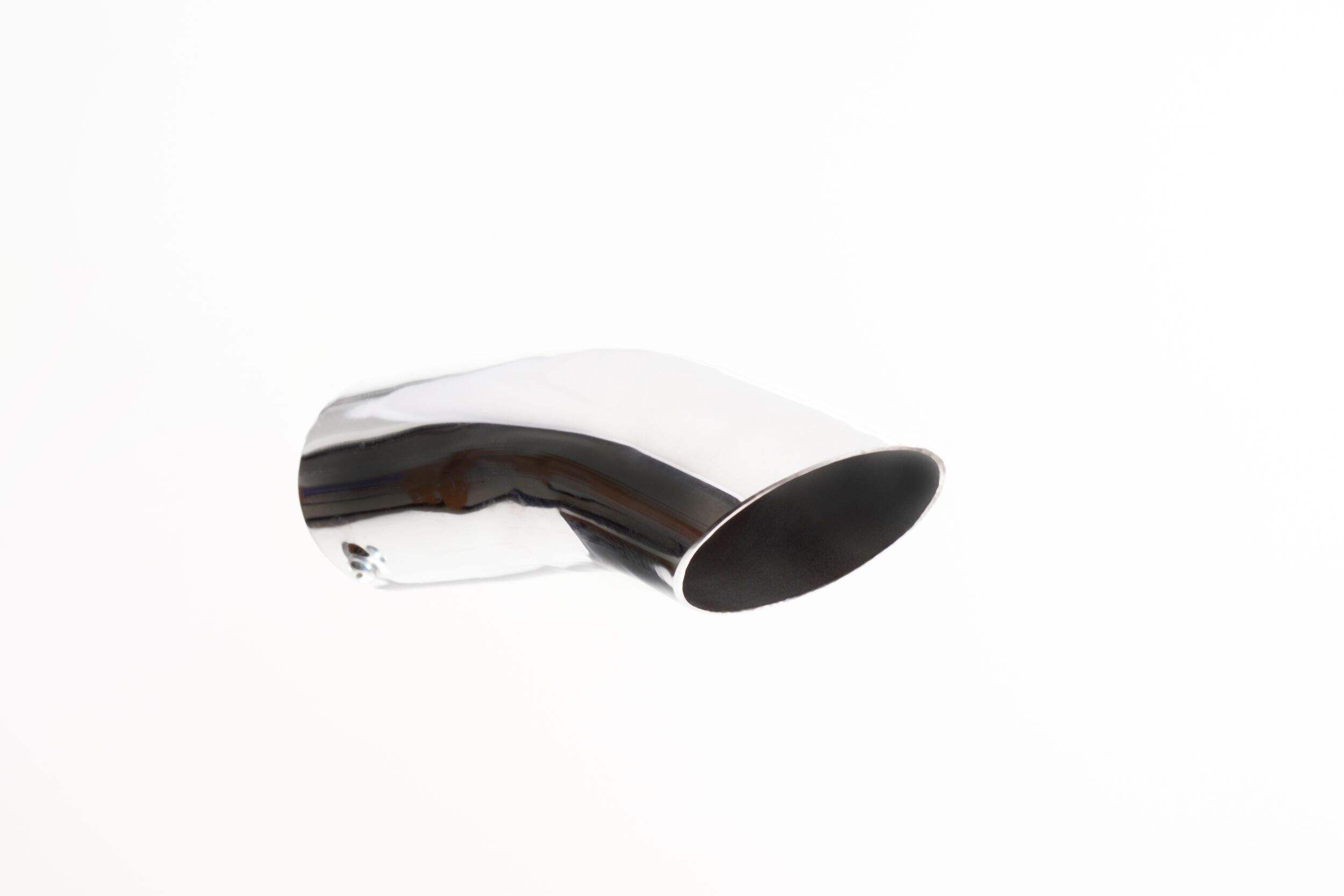 Embout d'échappement bas Pilot, chromé, 9 po Front_Three_Fourths_Angled_Right