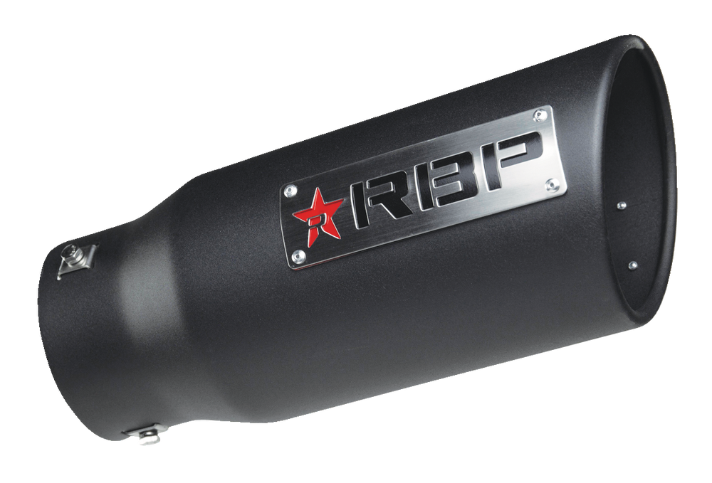 RBP 12in Performance Matte Black Exhaust Tip, RBP303725EXR