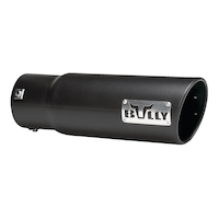 Bully 14-in Matte Black Truck Exhaust Tip, PMB-1015 Front_Angled_Right