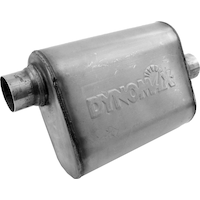 Dynomax Universal Ultra Flo Muffler, 17219 Front_Angled_Left