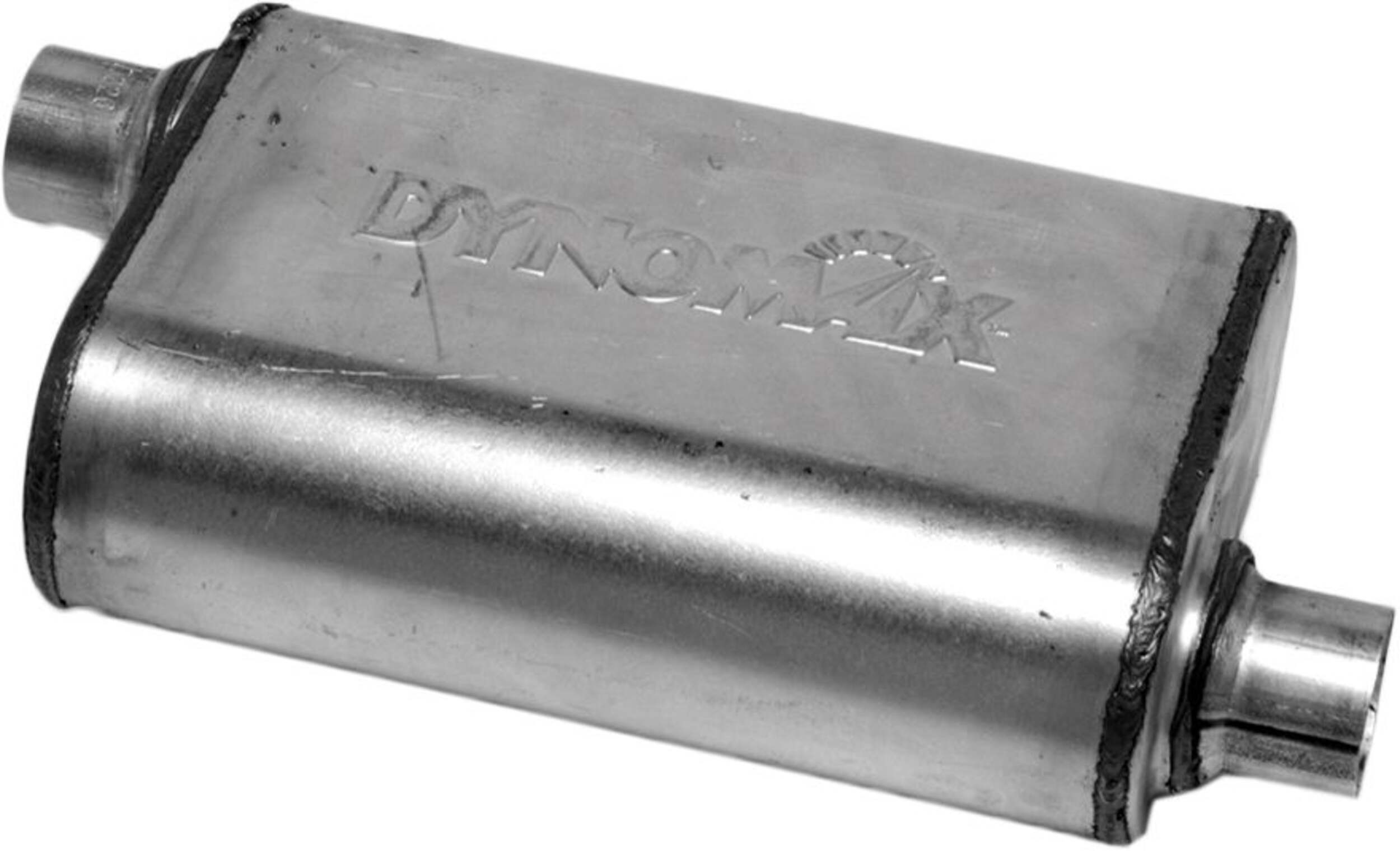 Dynomax Universal Ultra Flo Muffler, 17222 Front_Angled_Right