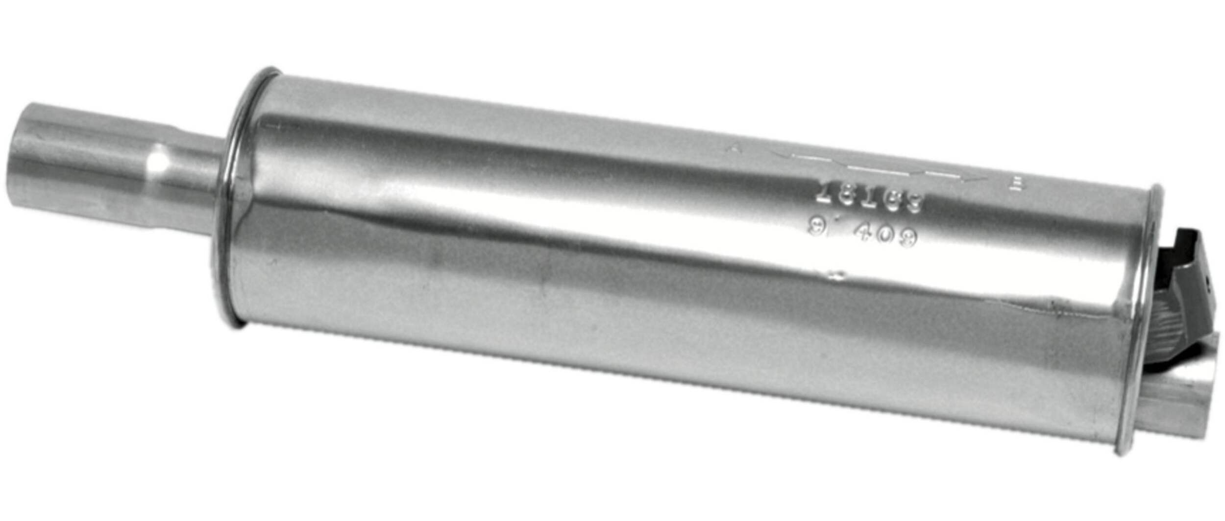 Walker Universal SoundFX Muffler, 17899 Front_Angled_Right