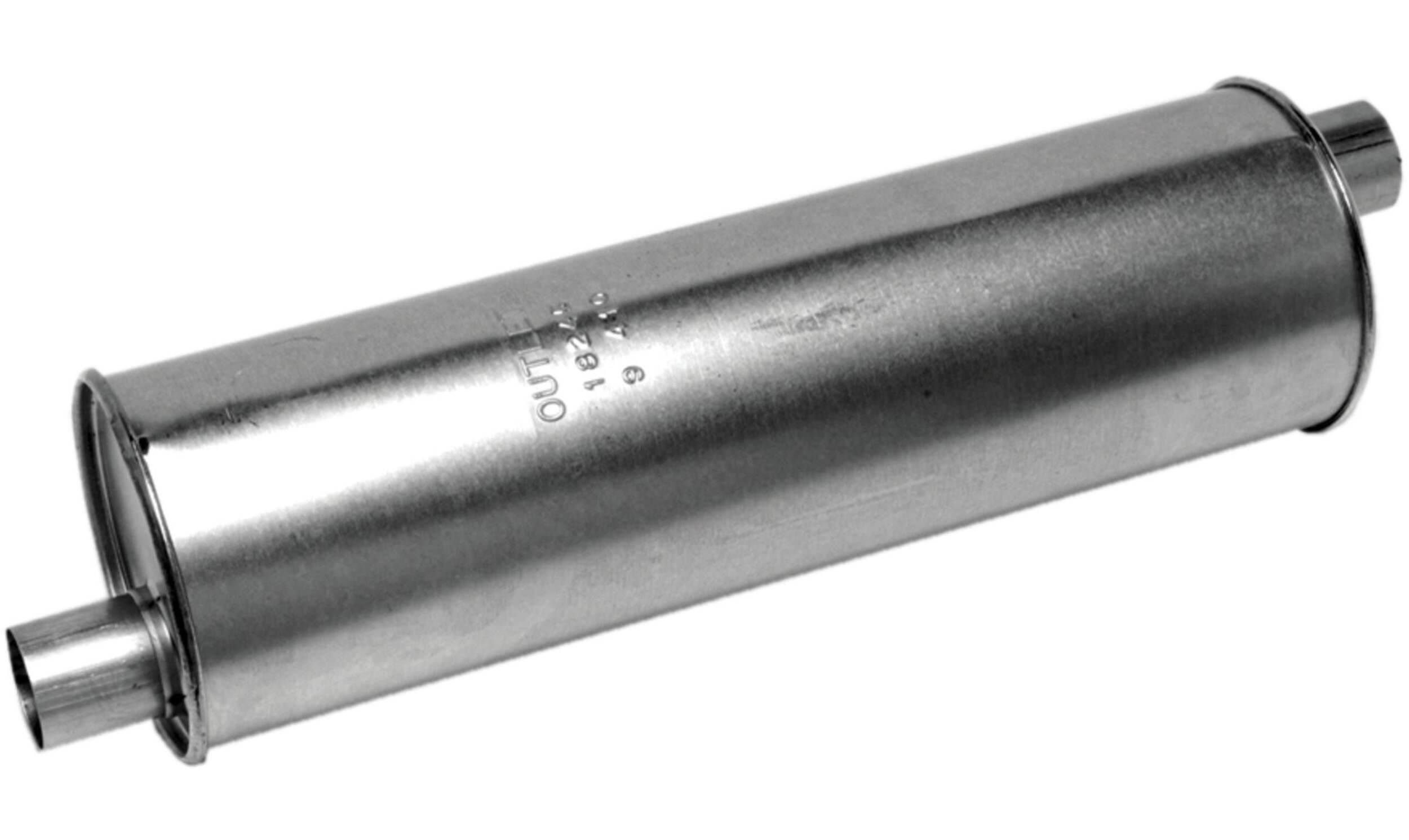 Walker Universal SoundFX Muffler, 17837 Front_Angled_Left