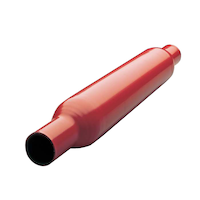 Thrush® Glasspack Universal Muffler, 24200 Front_Three_Fourths_Angled_Left