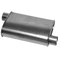 Thrush® Turbo Offset/Offset Universal Muffler, 17714 Front_Angled_Right