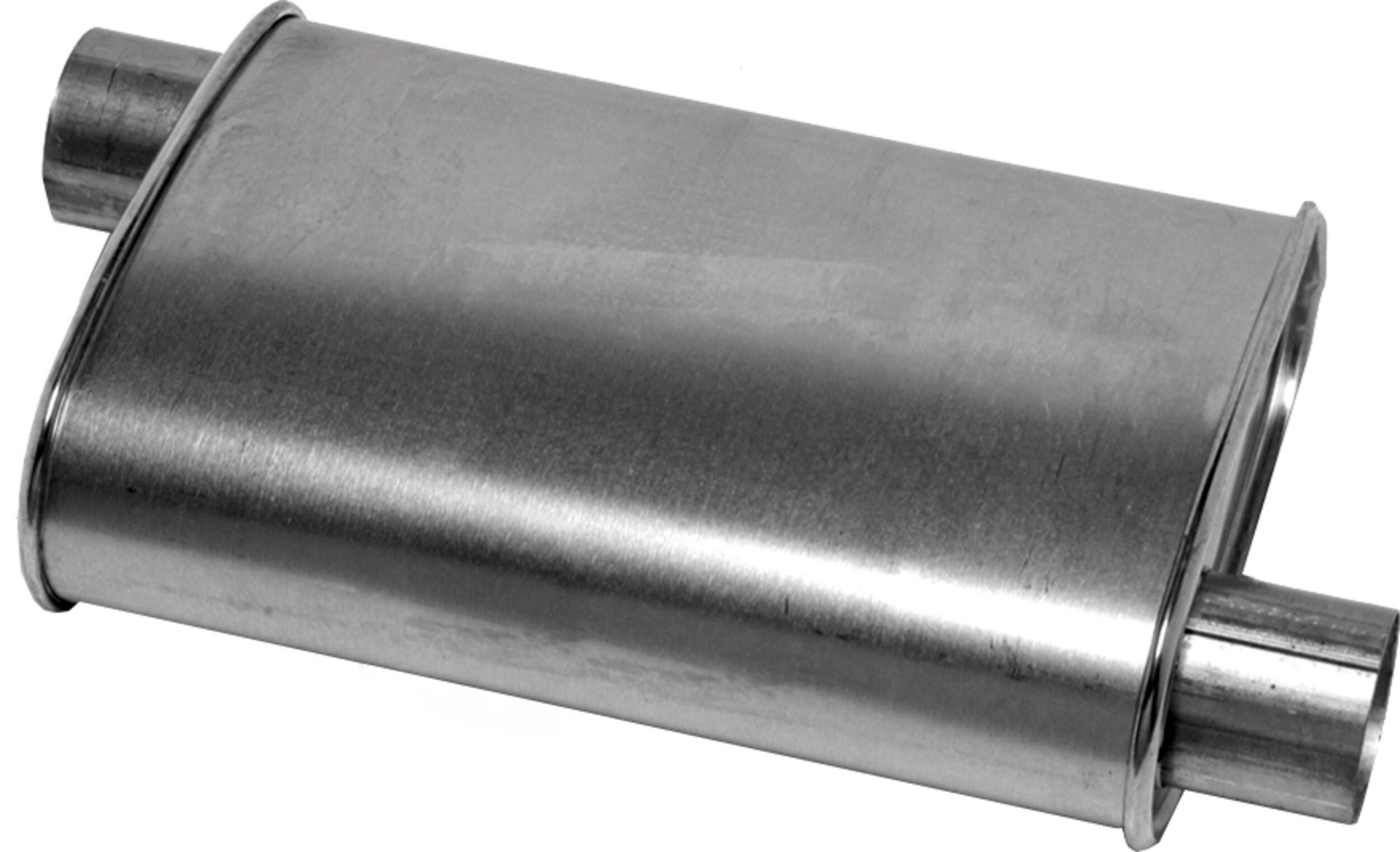 Thrush® Turbo Offset/Offset Universal Muffler, 17714 Front_Angled_Right