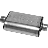 Dynomax Universal Ultra Flo Muffler, 17220 Front_Angled_Right
