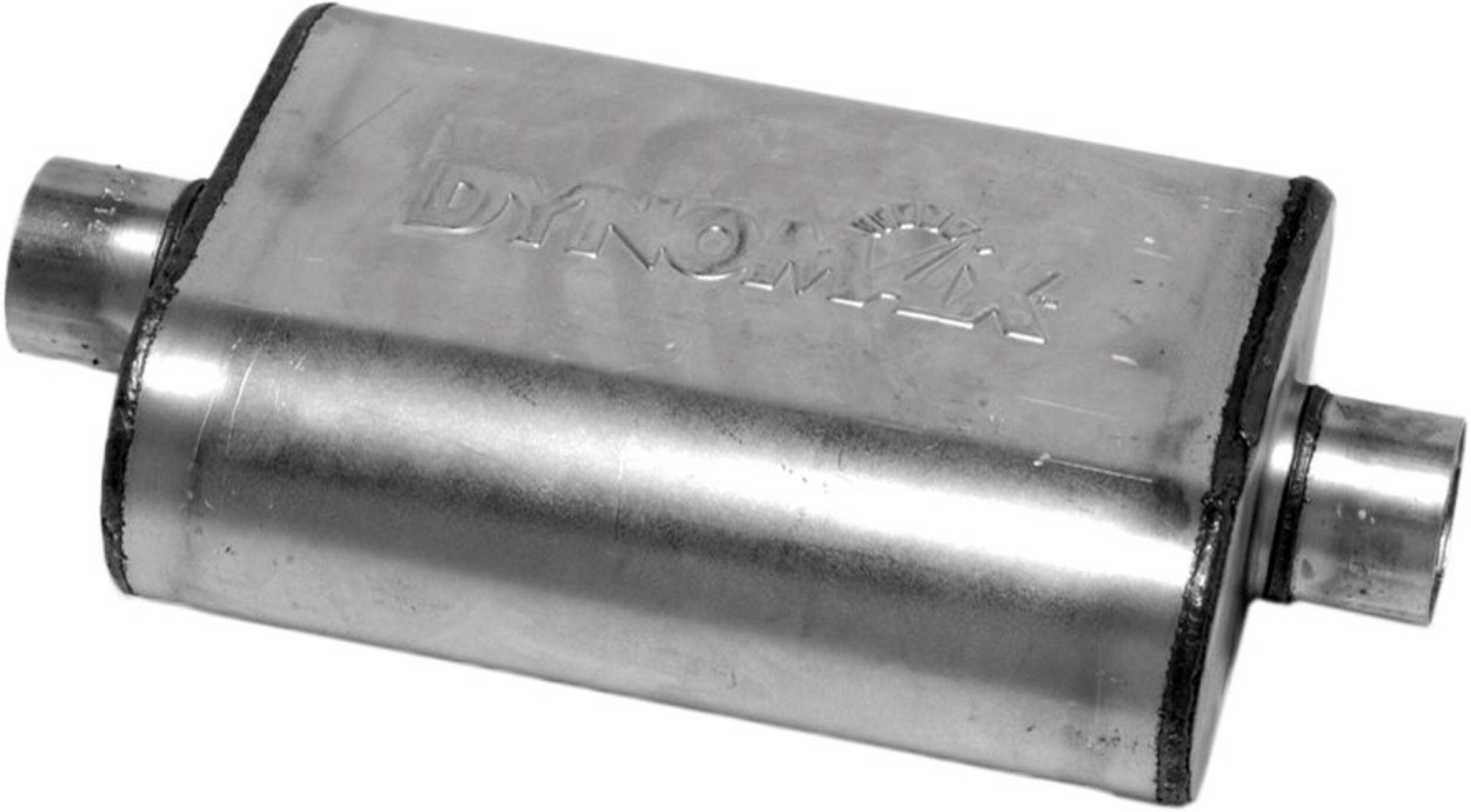 Dynomax Universal Ultra Flo Muffler, 17220 Front_Angled_Right