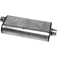 Dynomax Universal Ultra Flo Muffler, 17235 Front_Angled_Right
