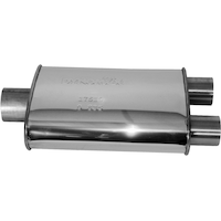 Dynomax Universal Ultra Flo Muffler, 17519 Side_Left