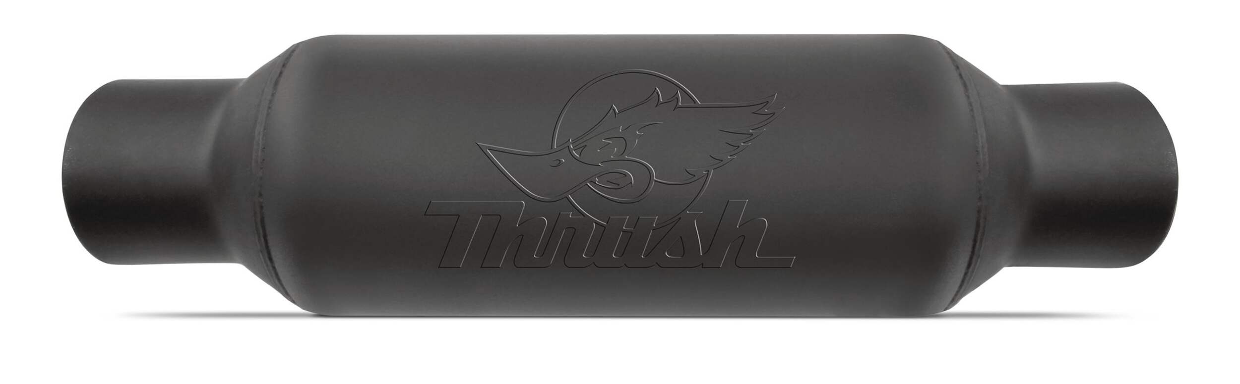 Thrush® Rattler Universal Muffler, 24256 Side_Left