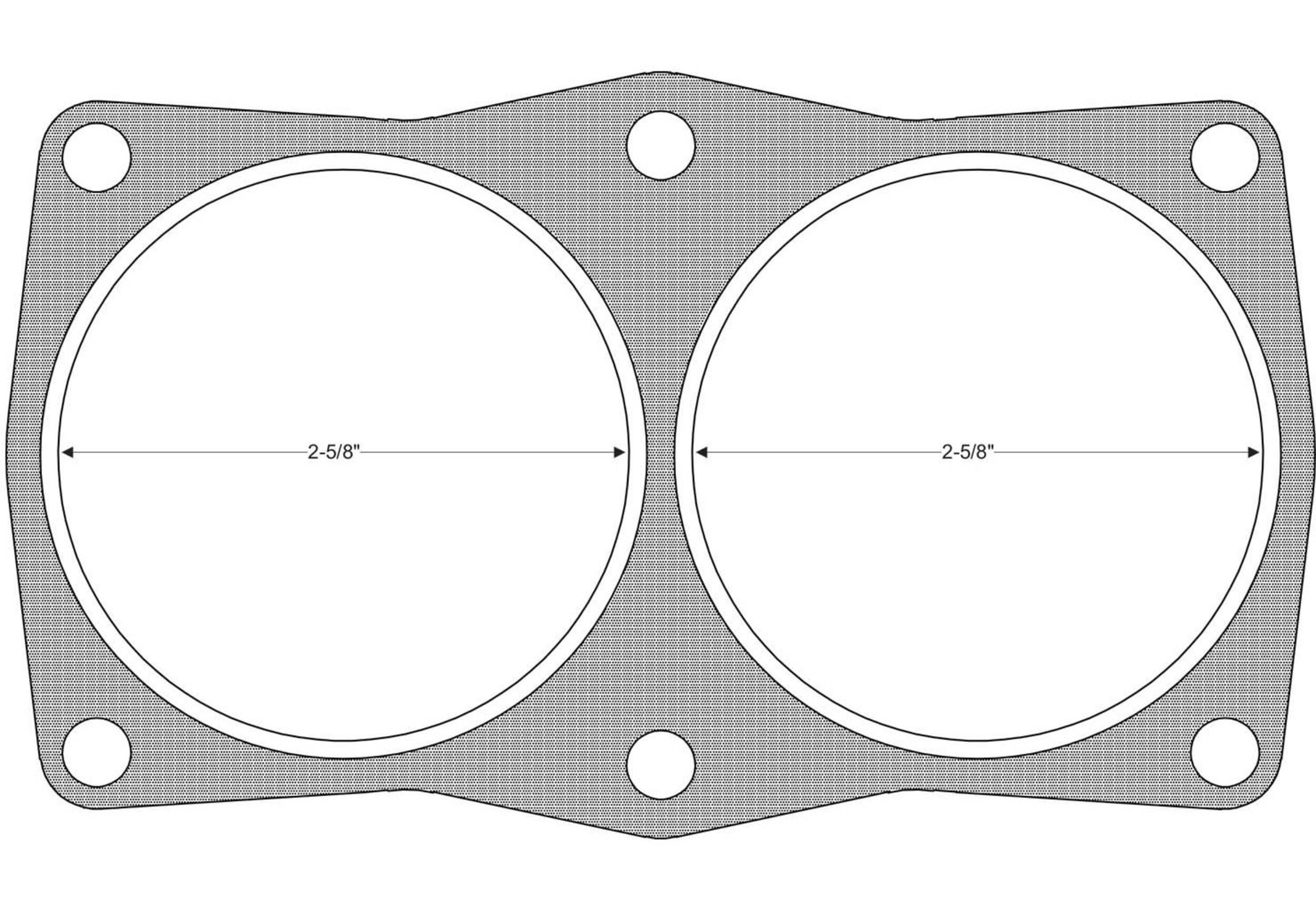 Walker Exhaust Gasket Overhead_Flat