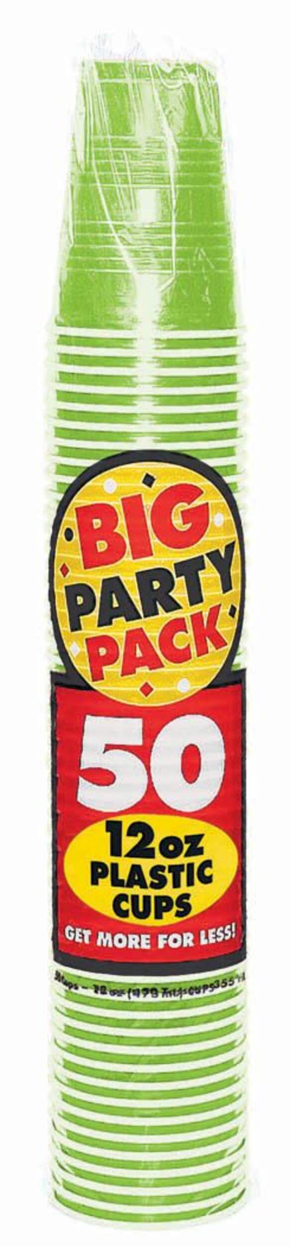 50CT 12OZ PL CUP KIW