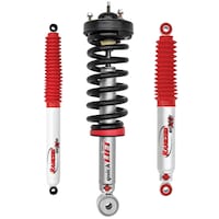 Rancho quickLIFT Loaded Strut Assembly (RS999957) for Larger Tires Front_Flat