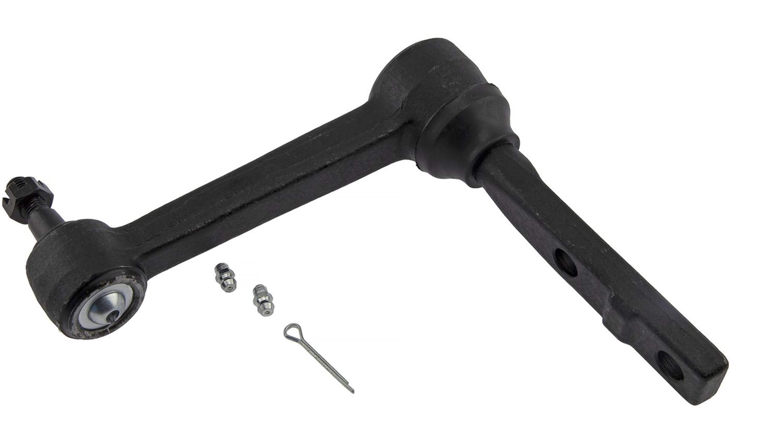 Certified Idler Arm - Passenger Side, OEM Standard Fit Front_Angled_Left