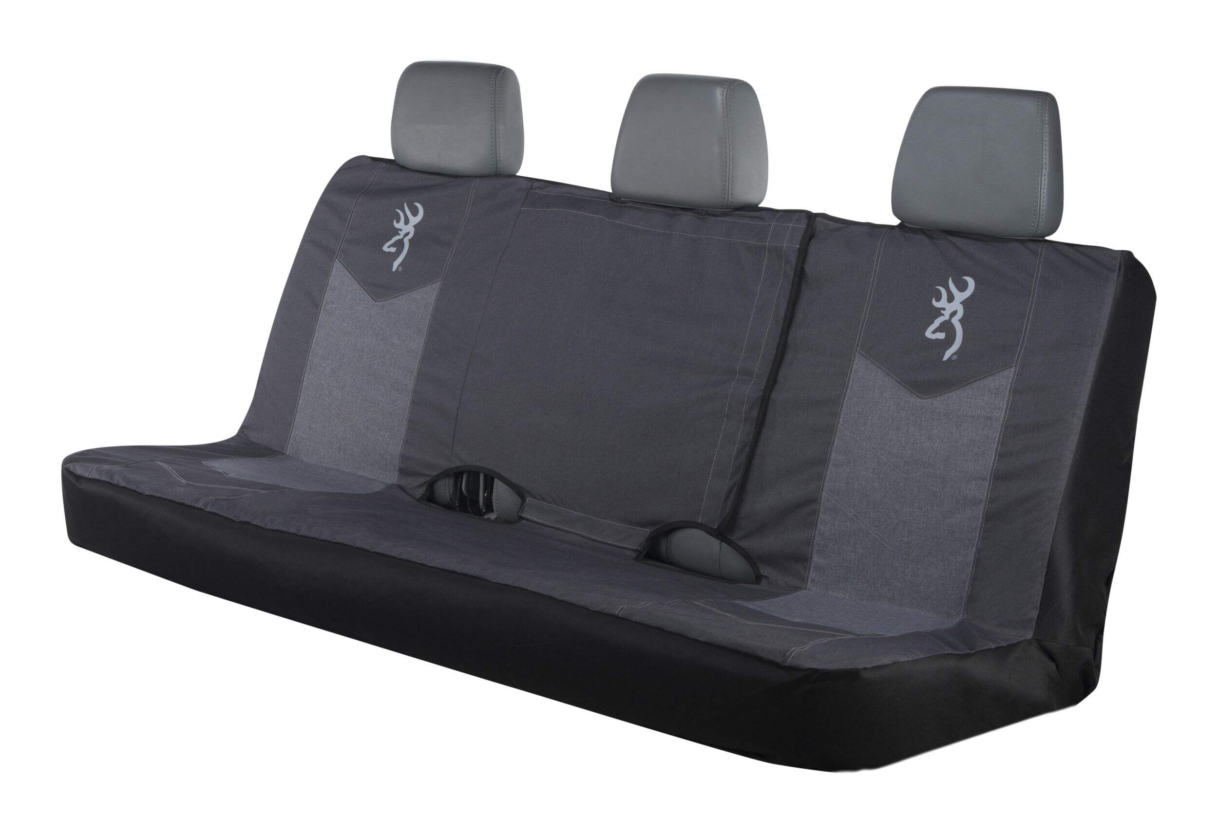 Housse de siège Browning Buckmark à chevrons, noir Front_Three_Fourths_Angled_Left