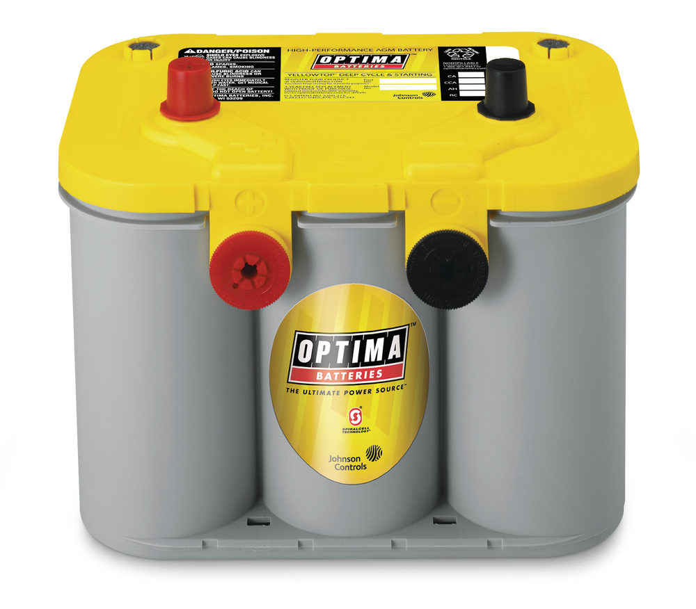 OPTIMA YELLOWTOP 9014 045 Group Size 34 78 Dual Purpose AGM Battery OPTIMA YELLOWTOP 9014 045 Group Size 34 78 Dual Purpose AGM Battery