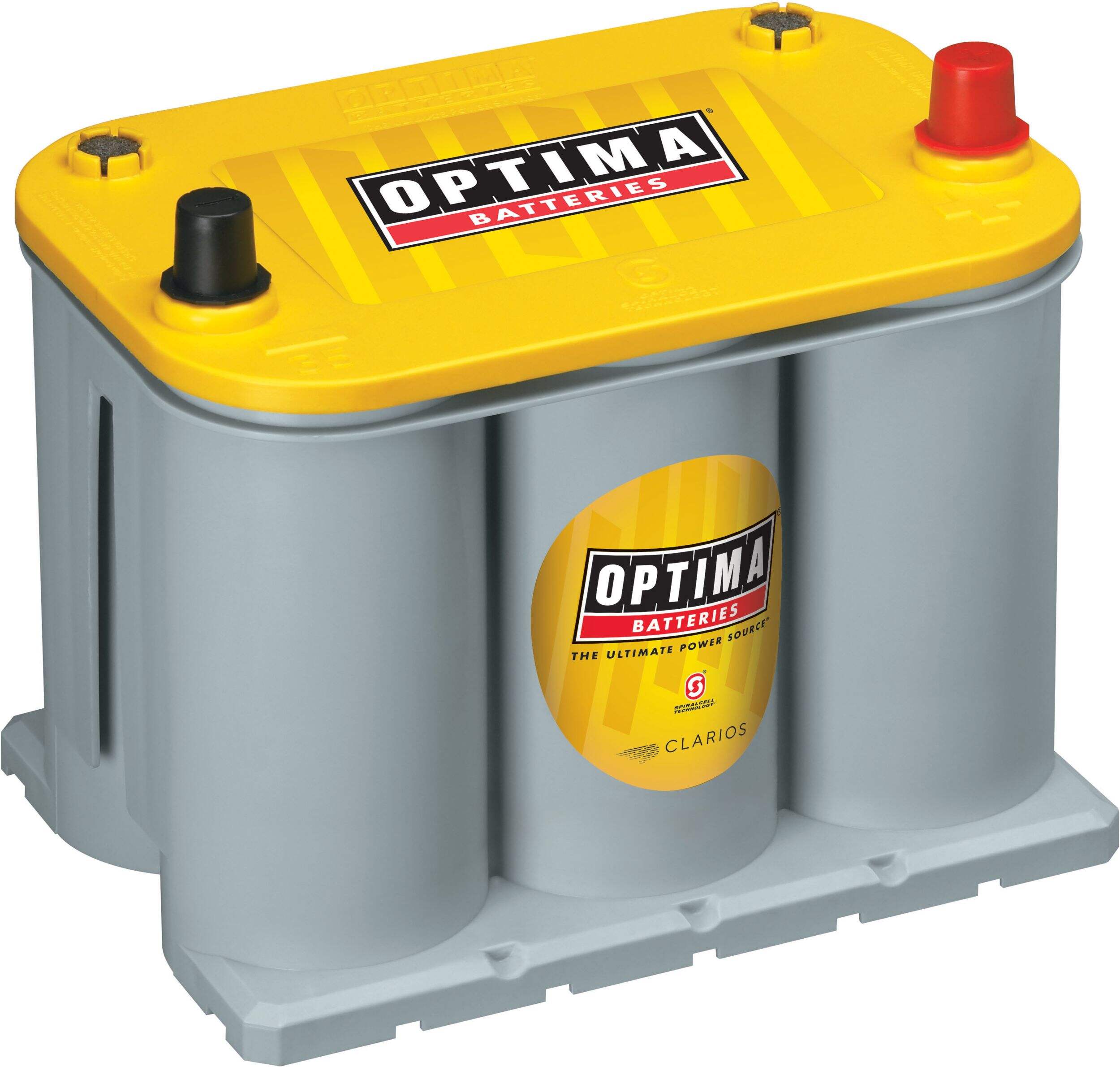 OPTIMA YELLOWTOP® 9040-218 Group Size 35 Dual Purpose AGM Battery, 620 CCA Front_Angled_Right