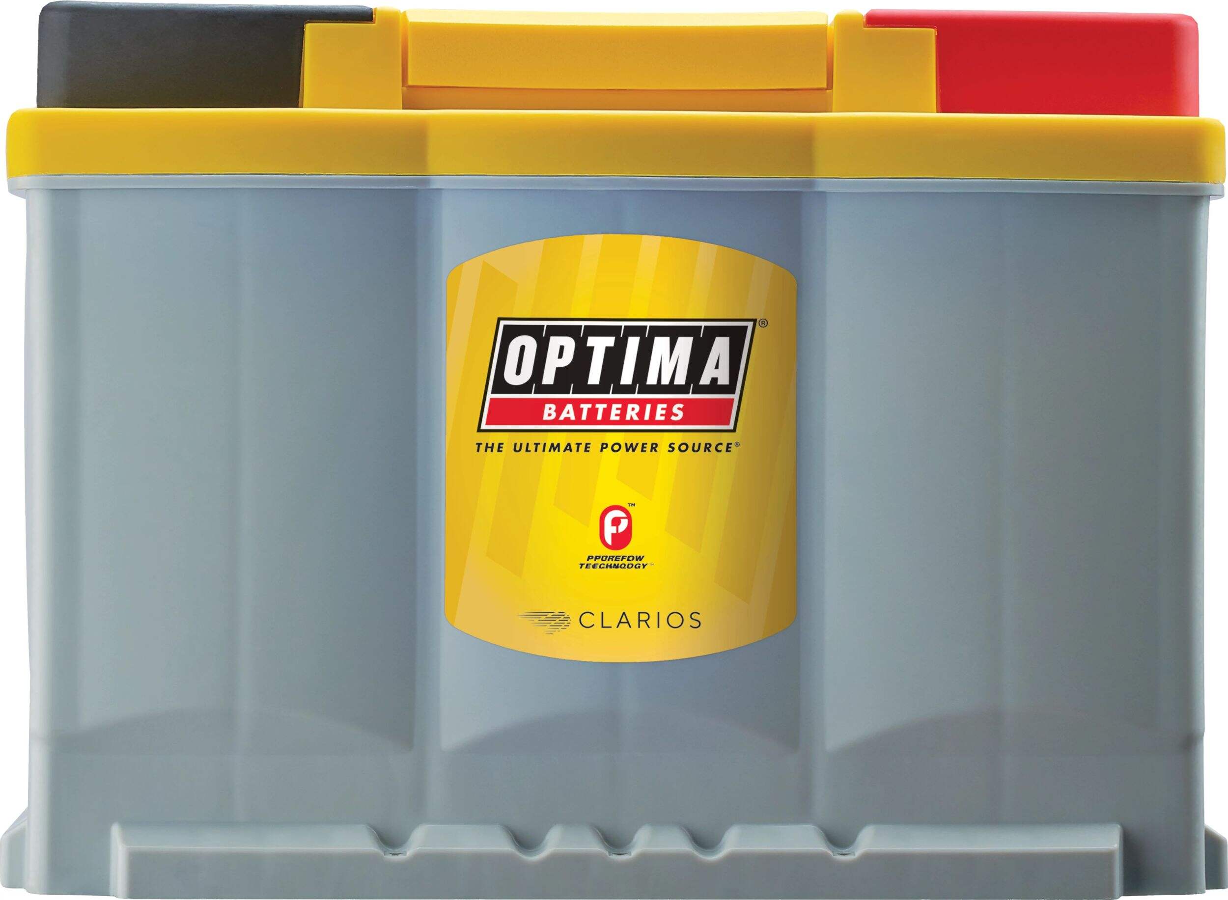 OPTIMA YELLOWTOP® 9047-147 Group 47/H5 Dual Purpose AGM Battery, 700 CCA Front_Flat