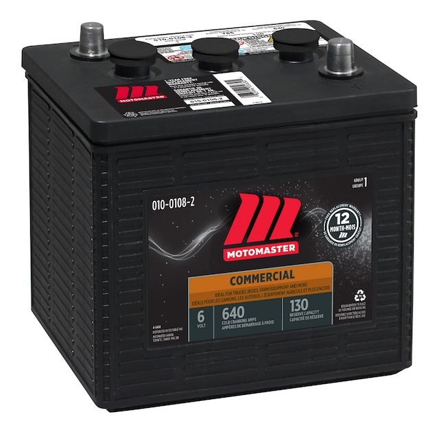 MOTOMASTER Commercial Group Size 1 6Volt Battery Canadian Tire