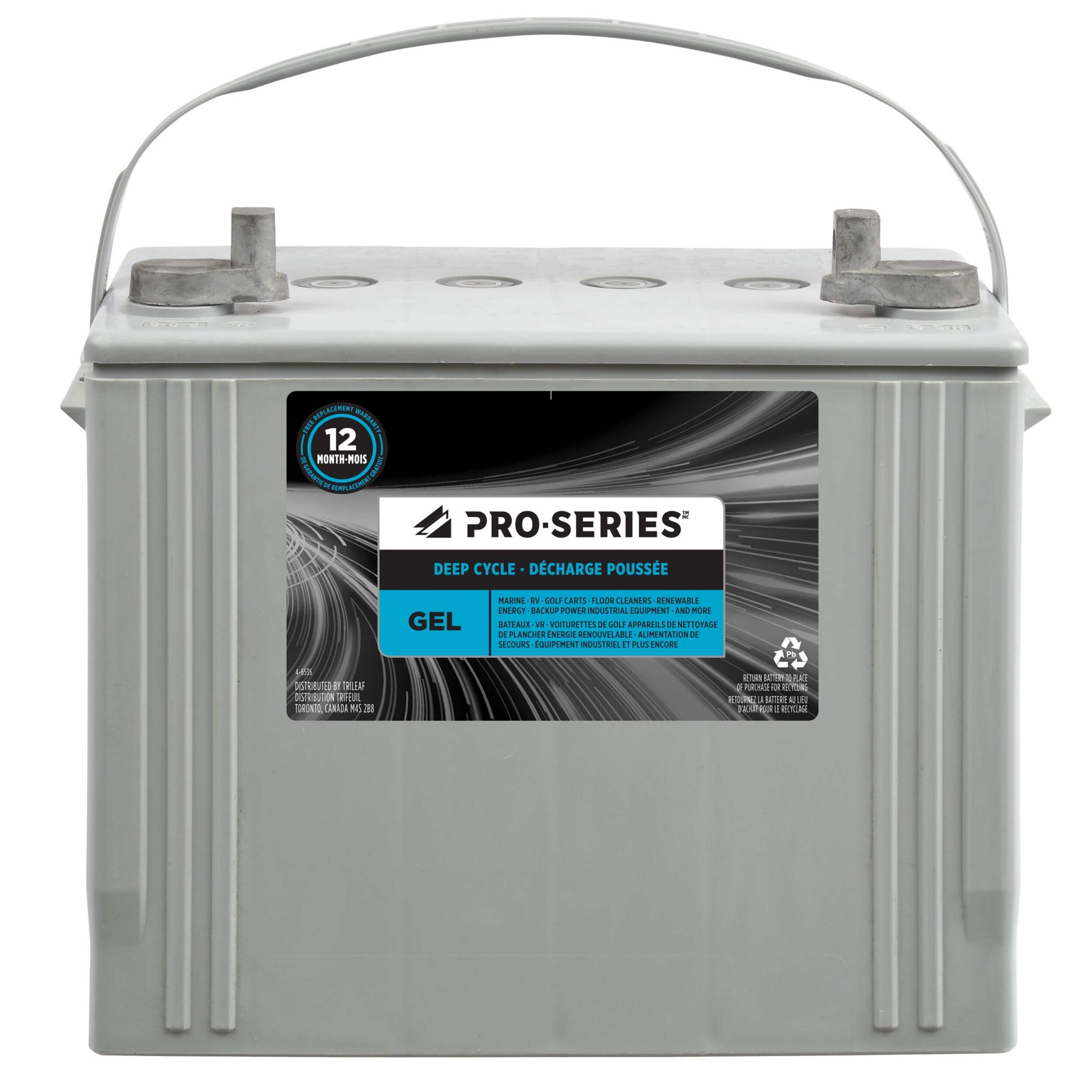 PRO-SERIES Gel Group Size 24 Battery Front_Elevated