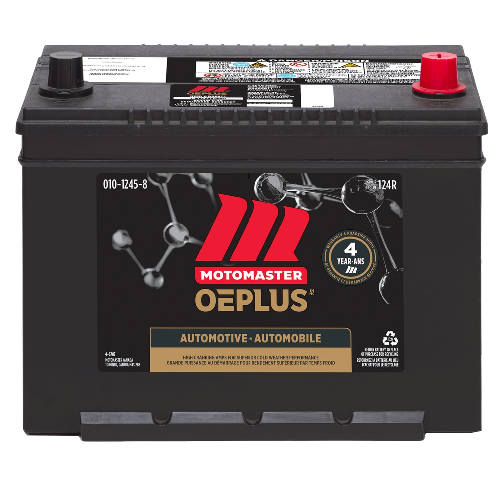 MOTOMASTER OEPLUS Group Size 124R Battery, 700 CCA Canadian Tire