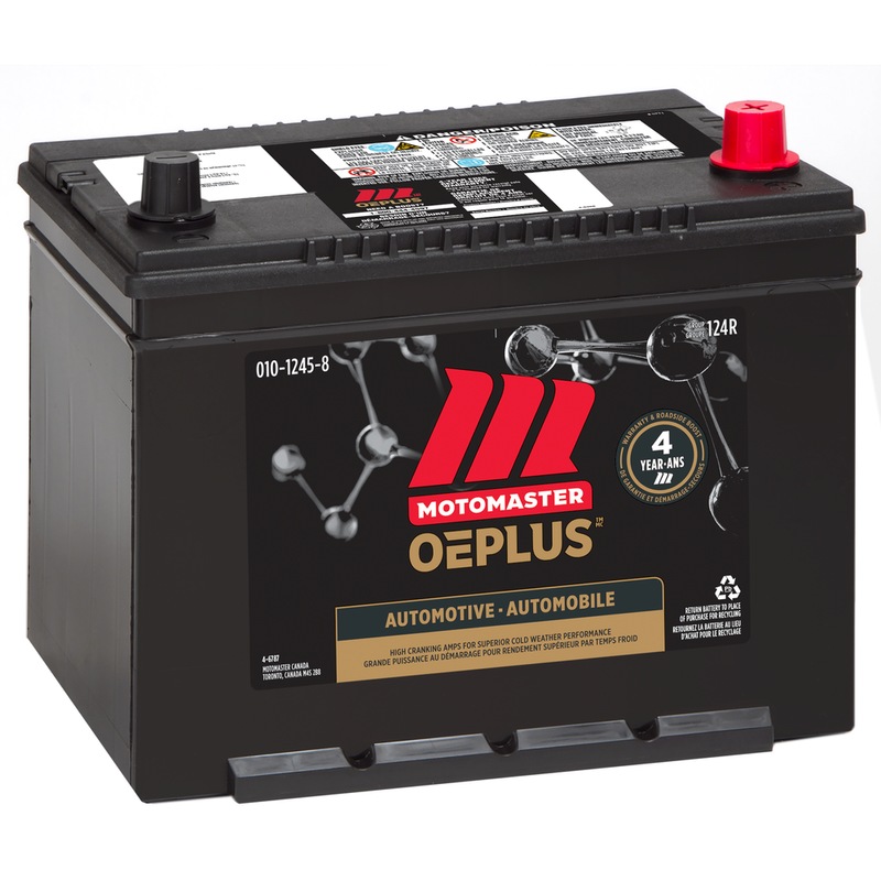 MOTOMASTER OEPLUS Group Size 124R Battery, 700 CCA Canadian Tire
