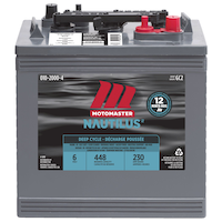 MOTOMASTER NAUTILUS Group Size GC2 6-Volt Deep Cycle Battery, 230 Ah Front_Elevated