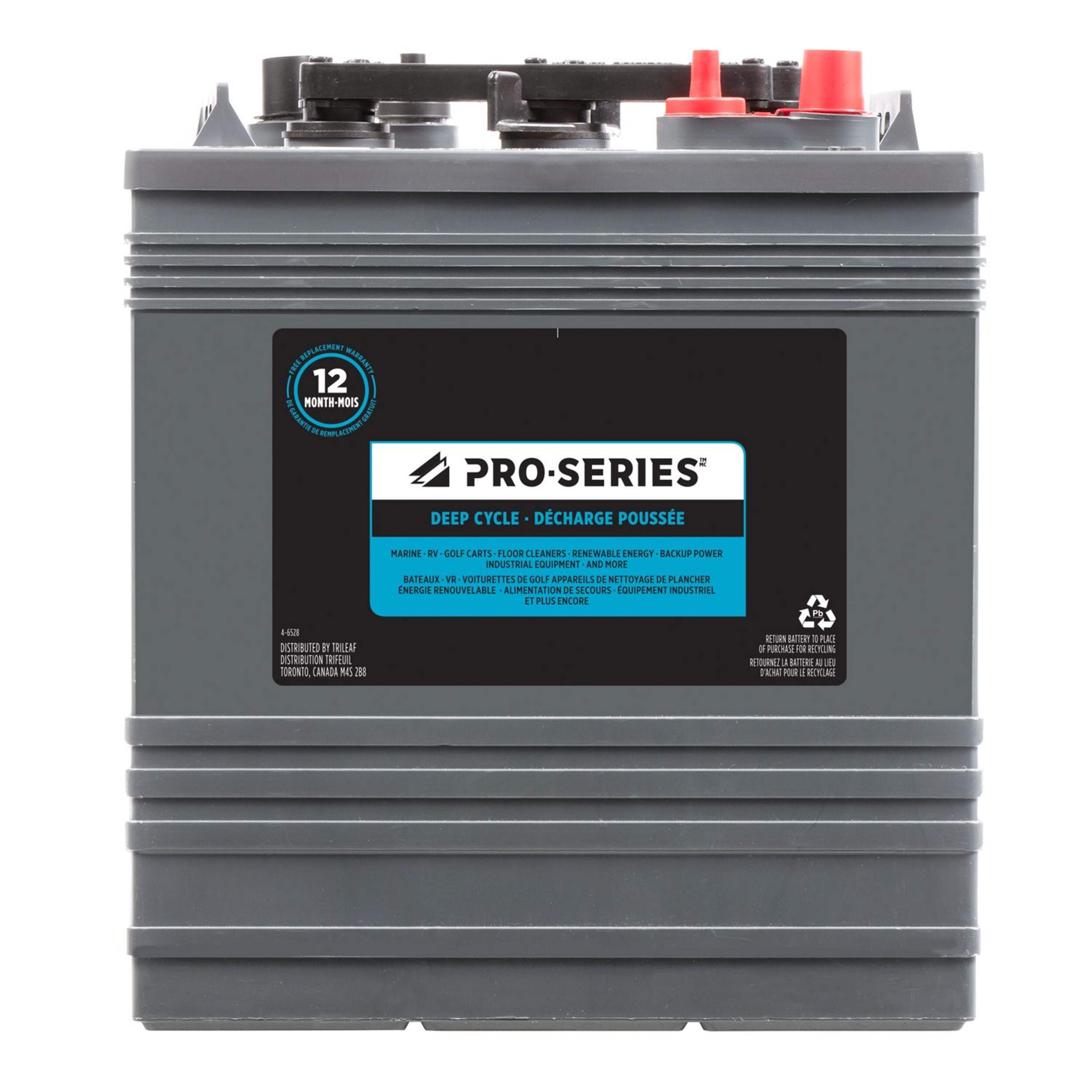 PRO-SERIES Commercial Group Size GC2H 6-Volt Deep Cycle Battery Front_Flat