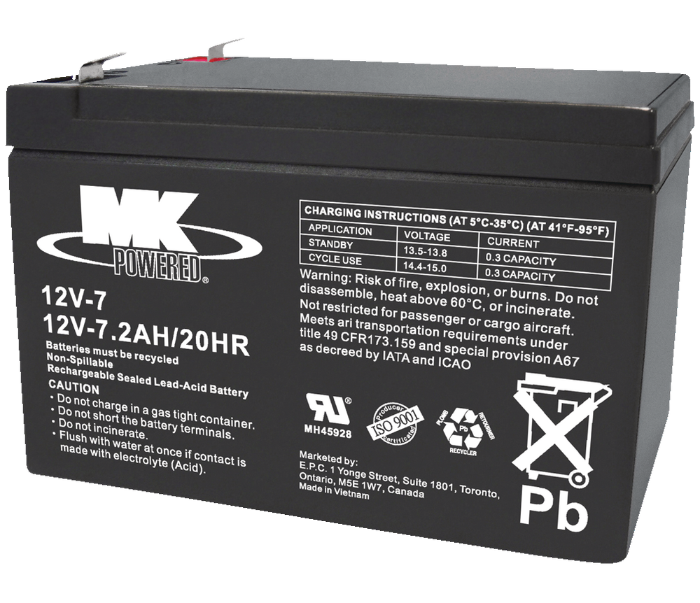 Batterie DTS 12V6.5AH 12V 7Ah Acide scellé de Plomb Ce Produit est Un Article de Remplacement de la Marque AJC® 