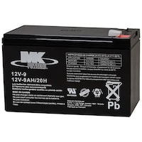 MK Battery 12-Volt 9 Ah SLA Battery, F2 Terminal
