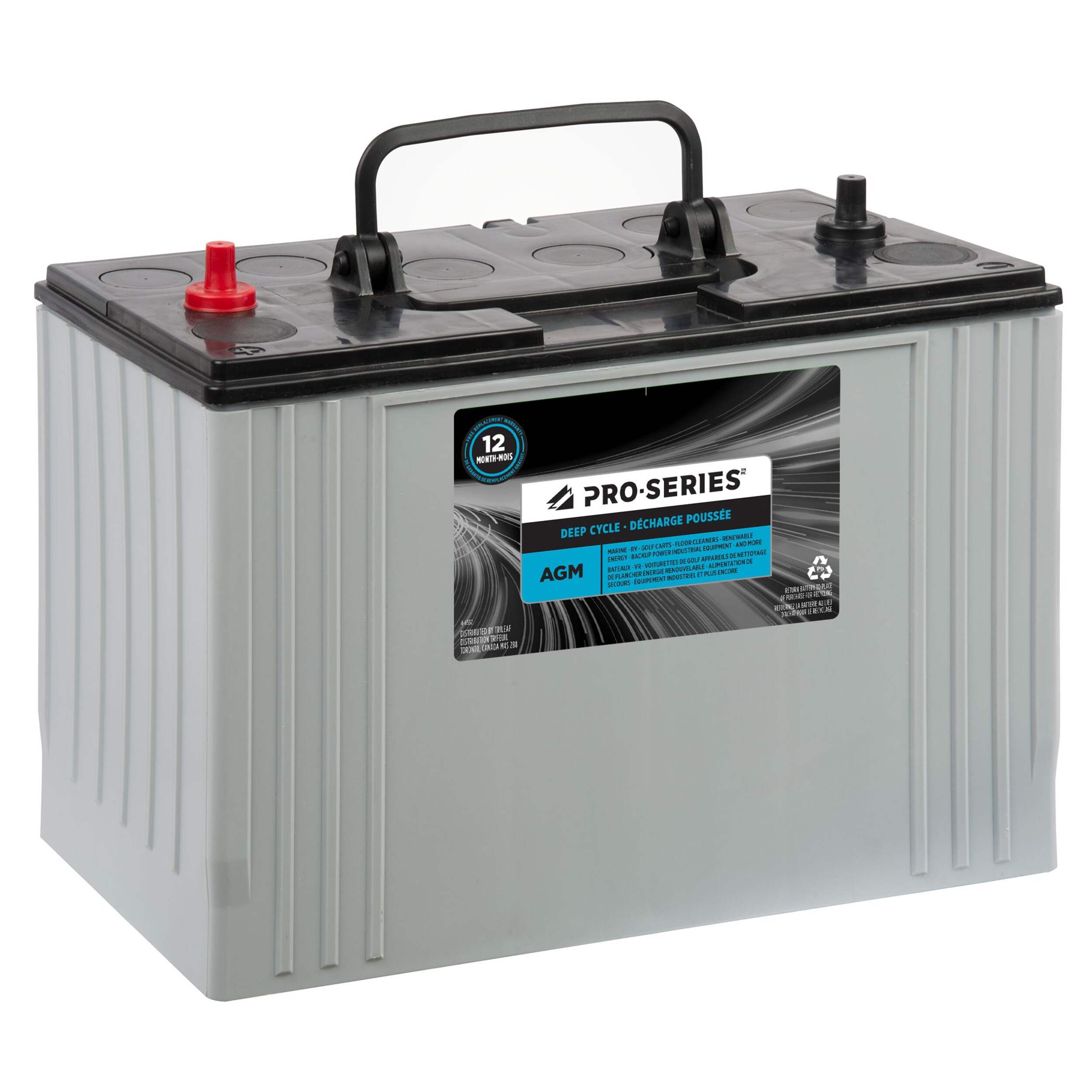 PRO-SERIES AGM Group Size 31S Battery Front_Three_Fourths_Angled_Right