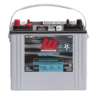 MOTOMASTER NAUTILUS AGM Group Size 24 Battery Front_Elevated