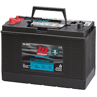 MOTOMASTER NAUTILUS Group Size 31 Deep Cycle Battery Front_Three_Fourths_Angled_Left