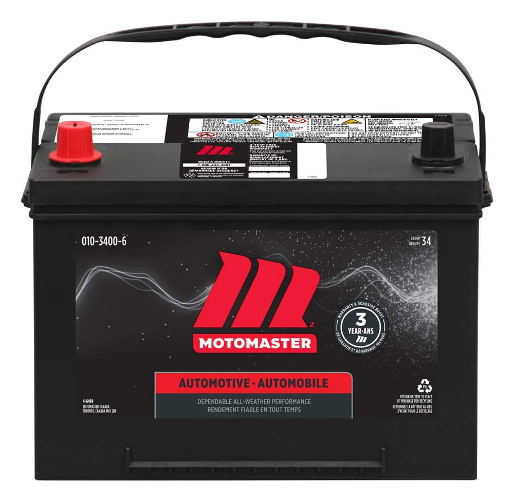 MOTOMASTER Group Size 34 Battery, 690 CCA Canadian Tire