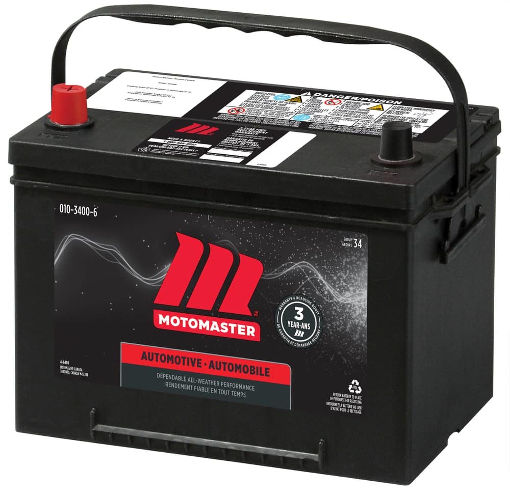 Deny Appearance cell MOTOMASTER Group Size 34 Battery, 690 CCA | Canadian Tire