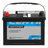 Certified Group Size 34 Battery, 600 CCA Front_Elevated