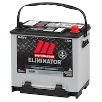 MOTOMASTER ELIMINATOR AGM Group Size 35/85 Battery, 640 CCA Front_Angled_Left