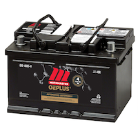 MOTOMASTER OEPLUS Group Size 40R (T6/LB3) Battery, 650 CCA Front_Angled_Left
