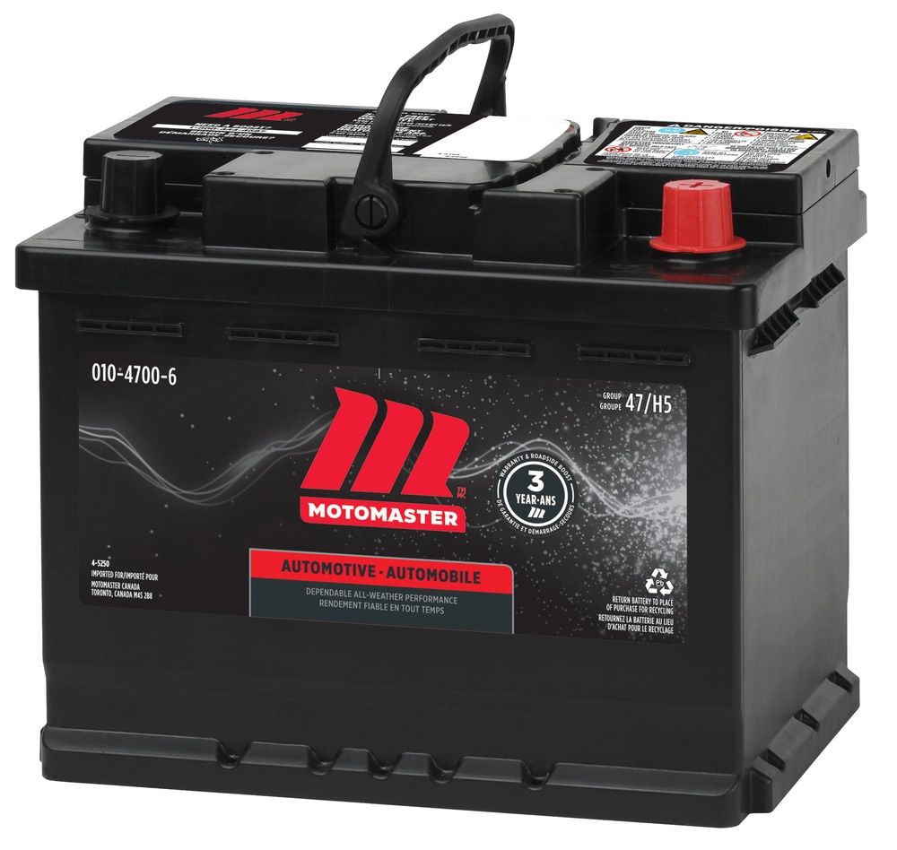 MOTOMASTER Group Size 47 (H5/L2) Battery, 600 CCA Canadian Tire