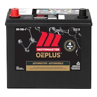 MOTOMASTER OEPLUS Group Size 51 Battery, 500 CCA Front_Elevated