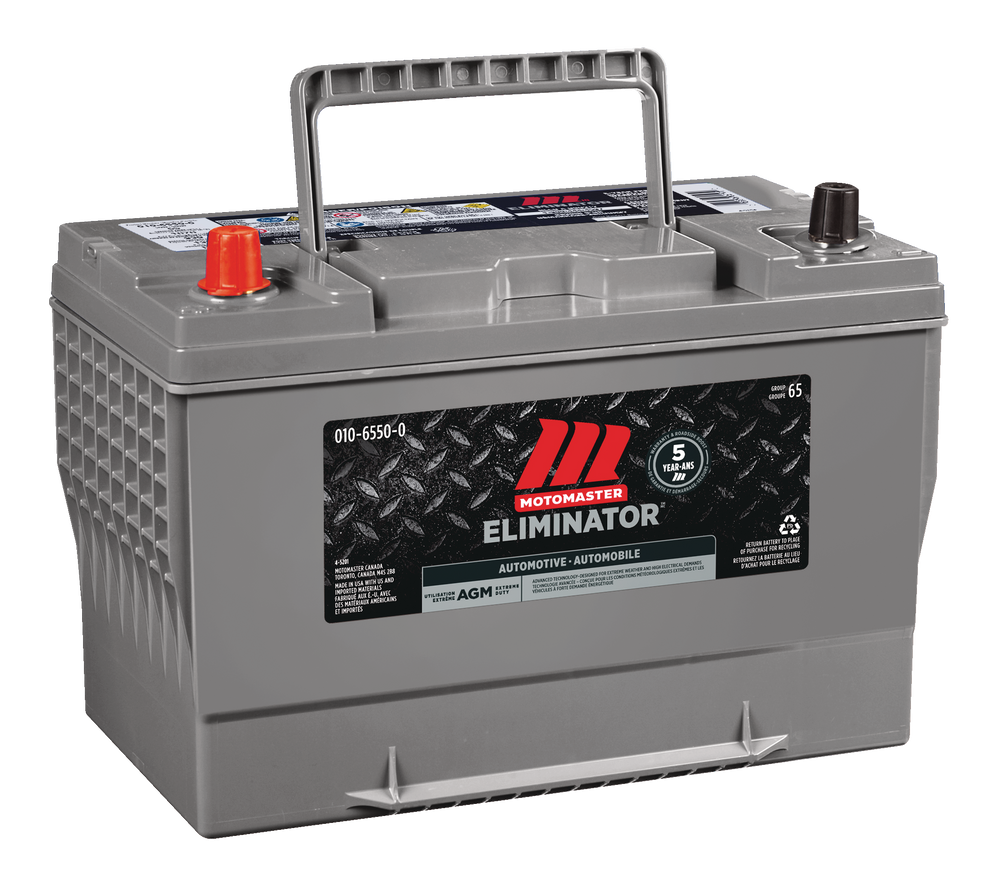 MOTOMASTER ELIMINATOR EXTREME AGM Group Size 65 Battery, 930 CCA