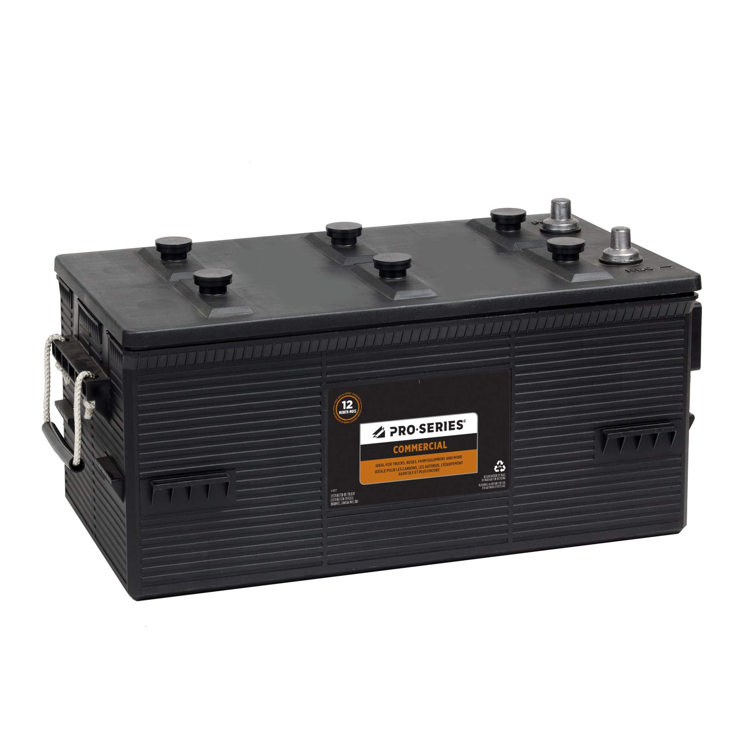 Batterie commerciale Pro-Series, groupe 8D, 1100 ADF Front_Three_Fourths_Angled_Right