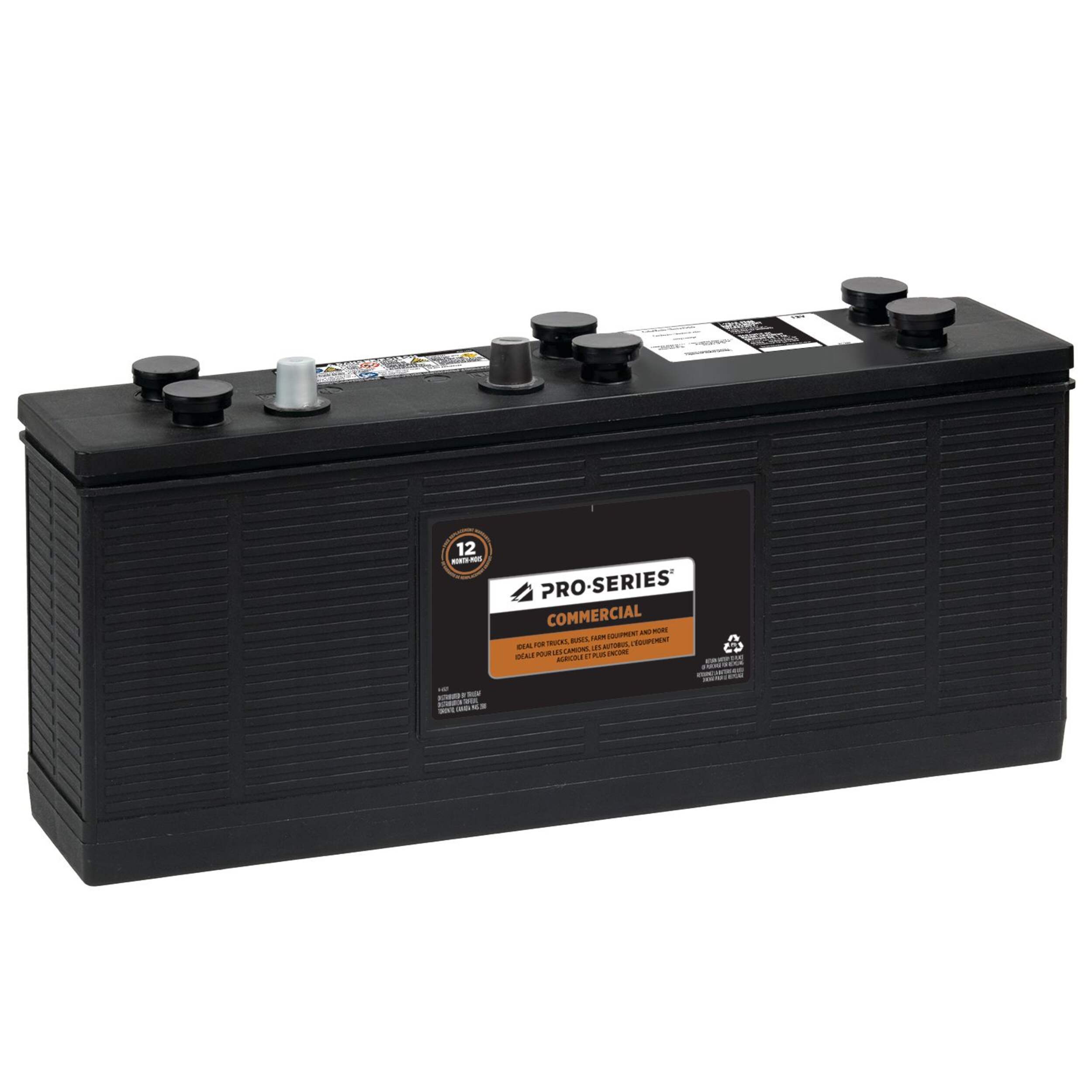 PRO-SERIES Commercial Group 3EE 12-Volt Battery, 400 CCA Front_Angled_Right