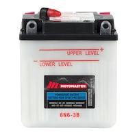 MOTOMASTER Powersports Battery, 6N6-3B