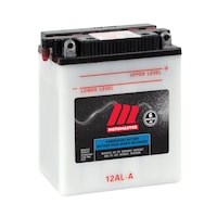 MOTOMASTER Powersports Battery, 12AL-A Front_Angled_Right