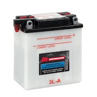 MOTOMASTER Powersports Battery, 3L-A Front_Angled_Right