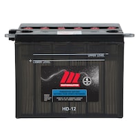 MOTOMASTER Powersports Battery, HD-12 Front_Elevated